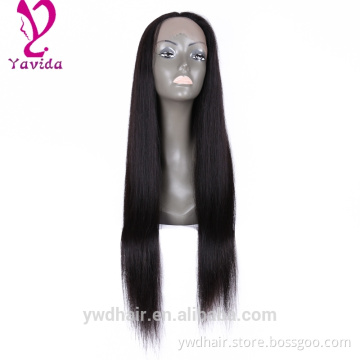 Lace Front Human Hair Wigs 100% Virgin Peruvian Long Straight Human Hair Glueless Full Lace Wig With Baby Hair For Black Women